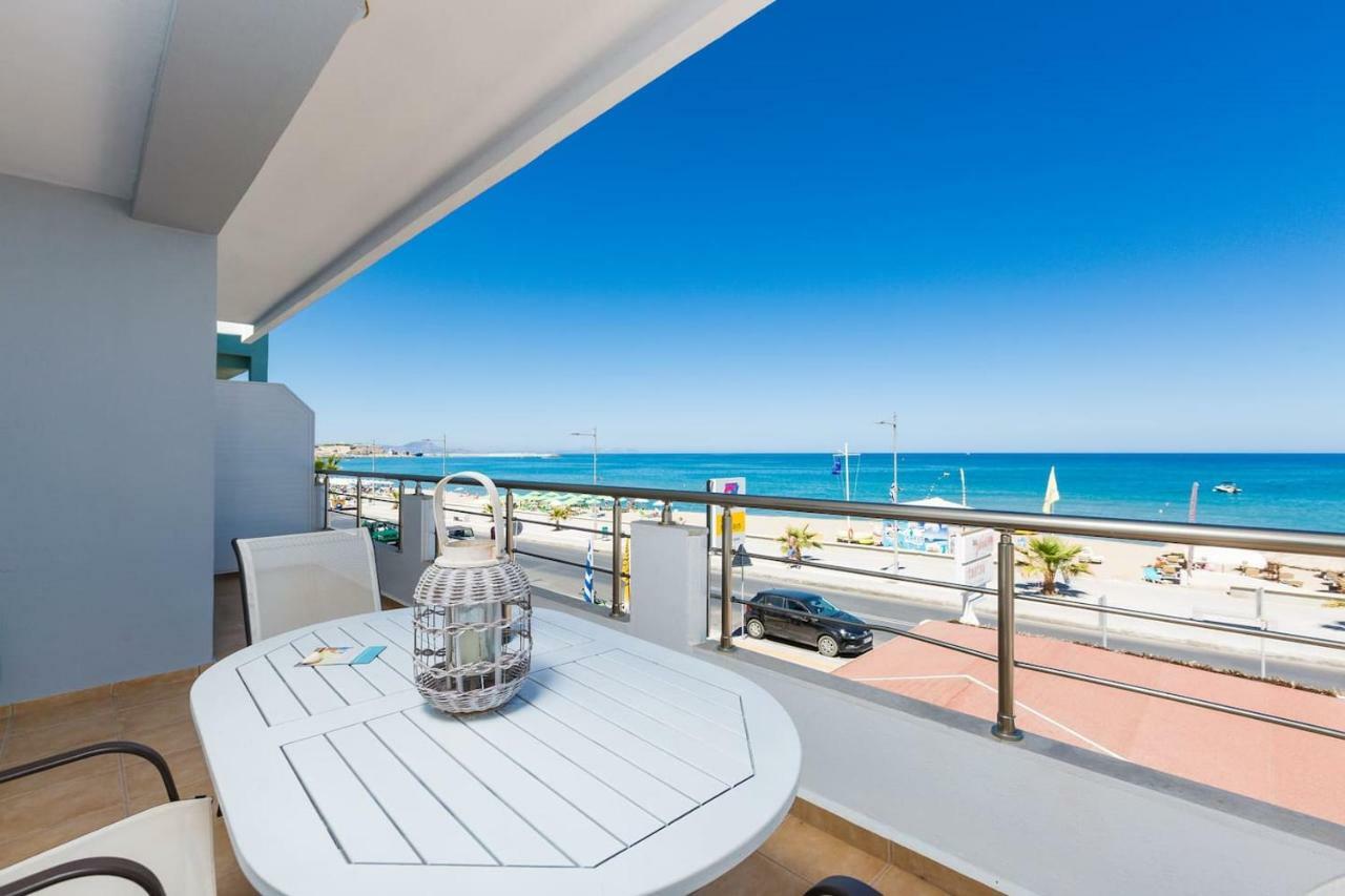 Beachfront Apartment Réthimno Kültér fotó