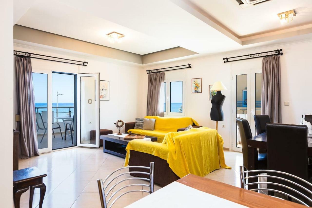 Beachfront Apartment Réthimno Kültér fotó